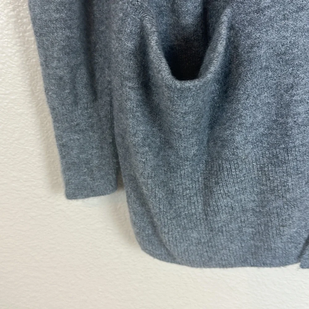 Madewell Cozy Walker Merino Wool Alpaca Blend Cardigan Sweater in Grey - Picture 7 of 10